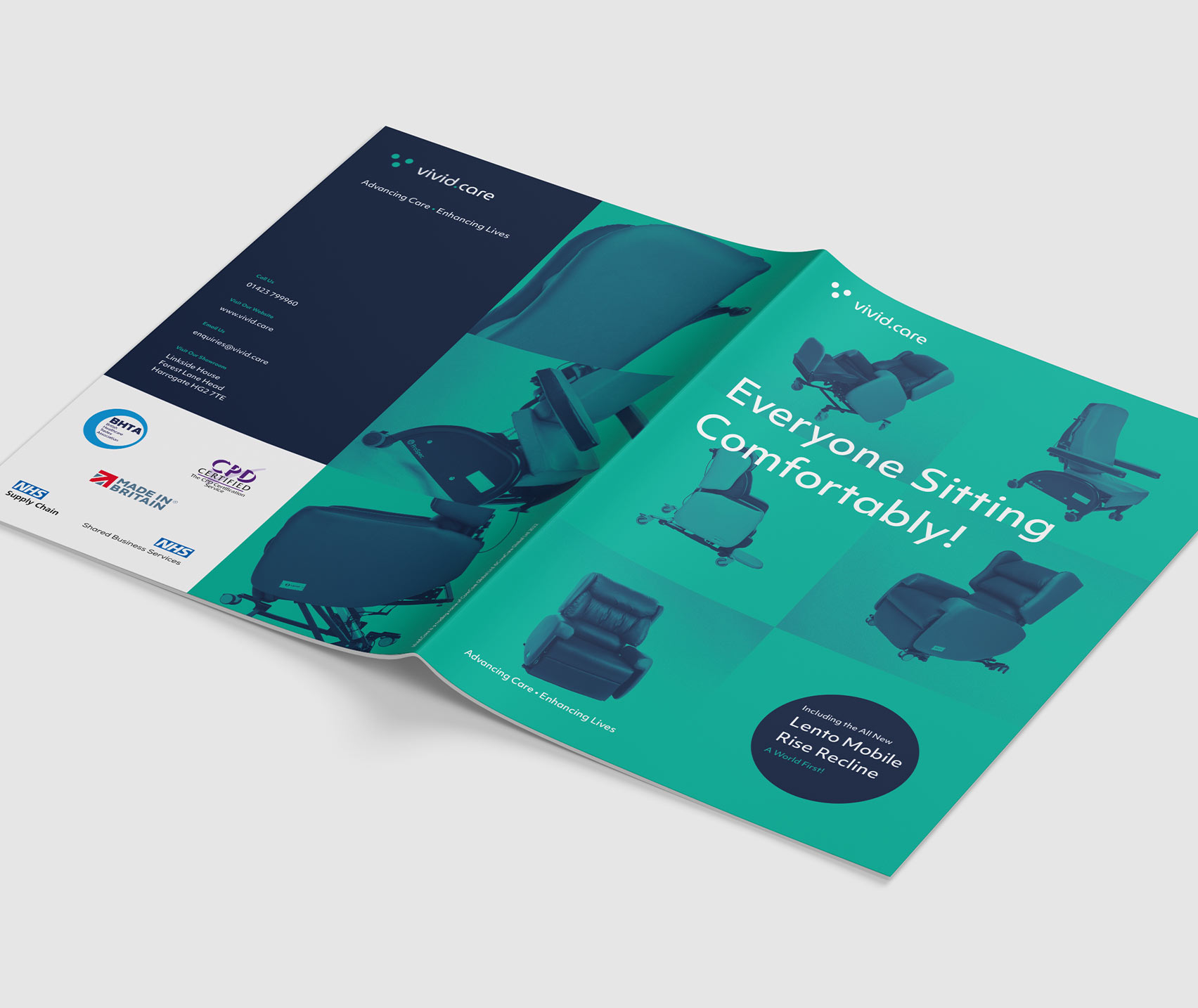 Specialist Seating brochure covers