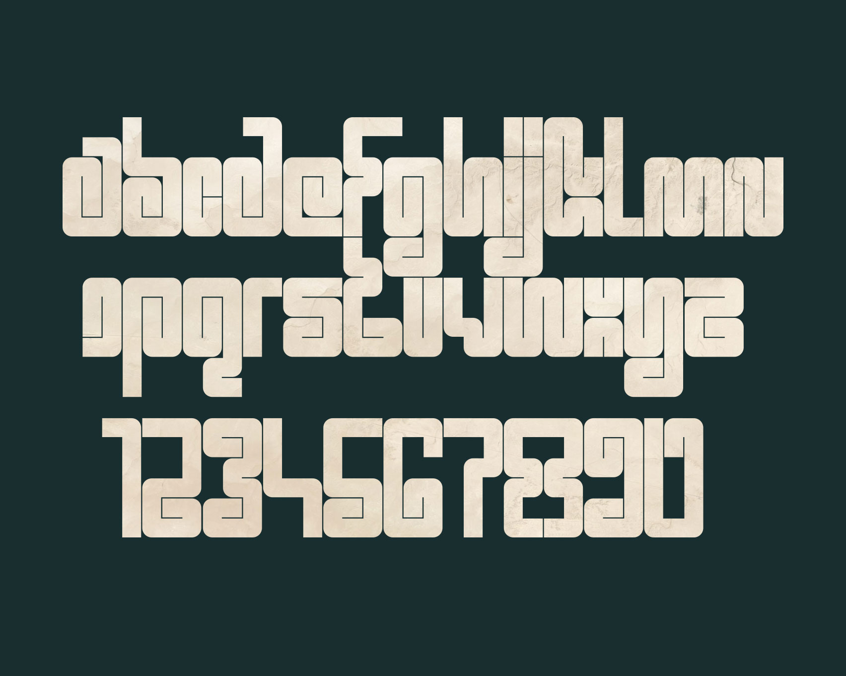 Custom typeface