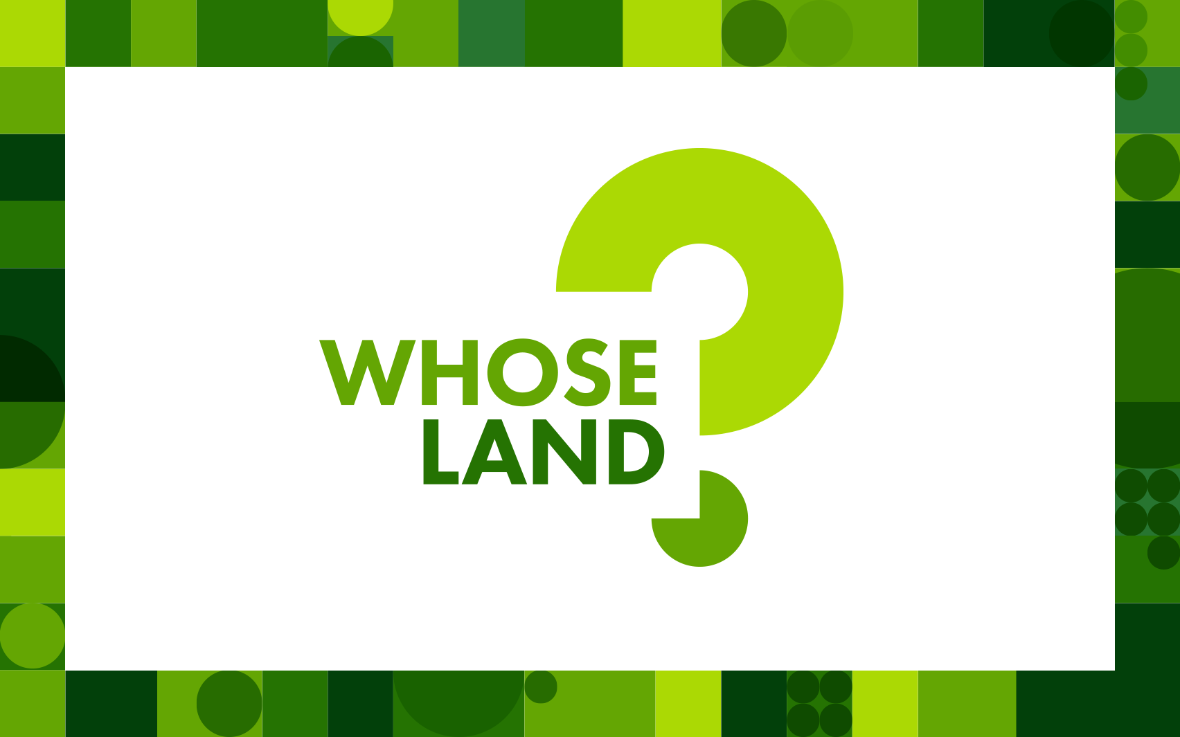 Whose Land? logo
