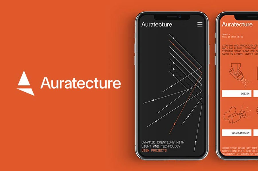 Auratecture — logo and branding