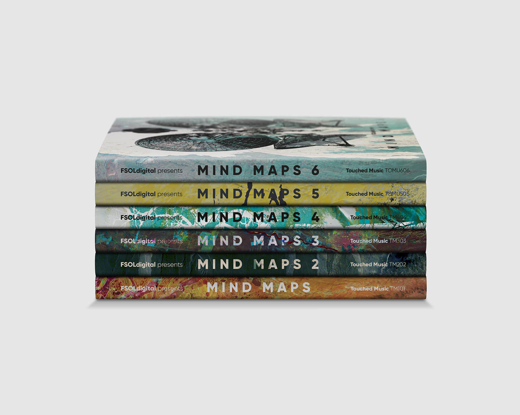 Mind Maps CD case spines